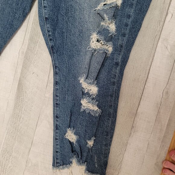 Distressed Denim Jeans Size 16 By Torrid - Picture 3 of 6